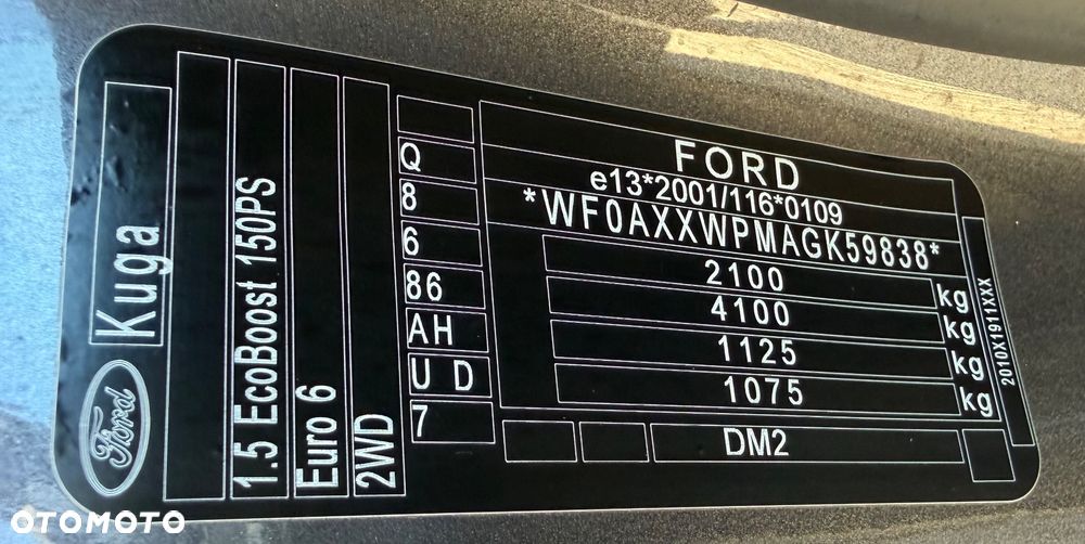 Ford Kuga 1.5 EcoBoost FWD Titanium ASS GPF - 11