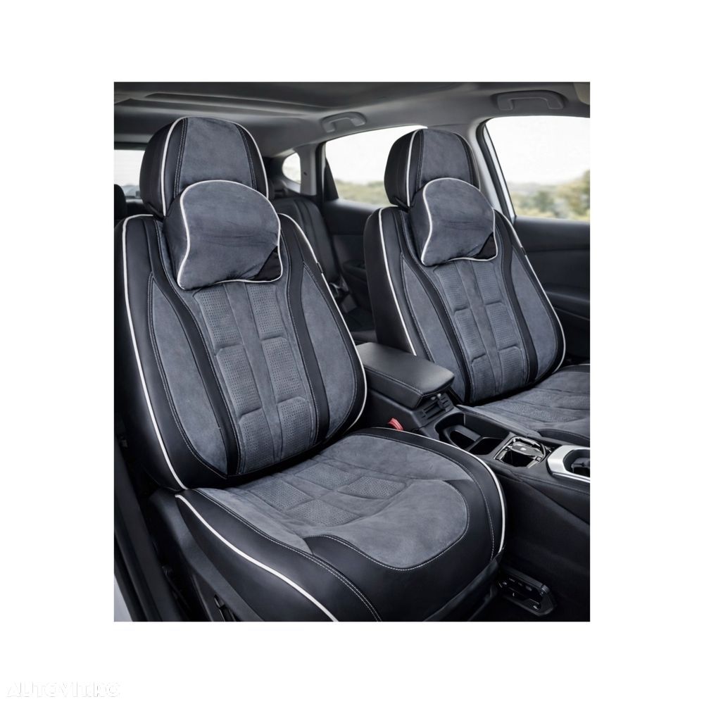 Huse scaune auto universale fractionate 9D PREMIUM FATA SI SPATE - 7