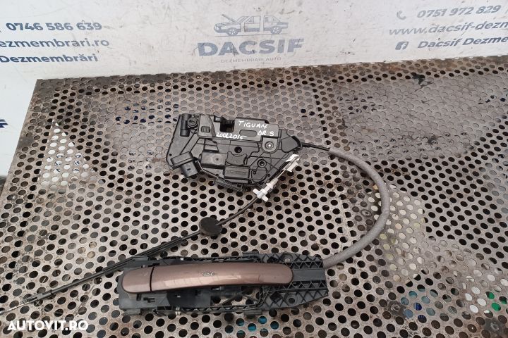 Broasca usa spate dreapta Volkswagen VW Tiguan 1 5N [2007 - 2011] Cro - 3