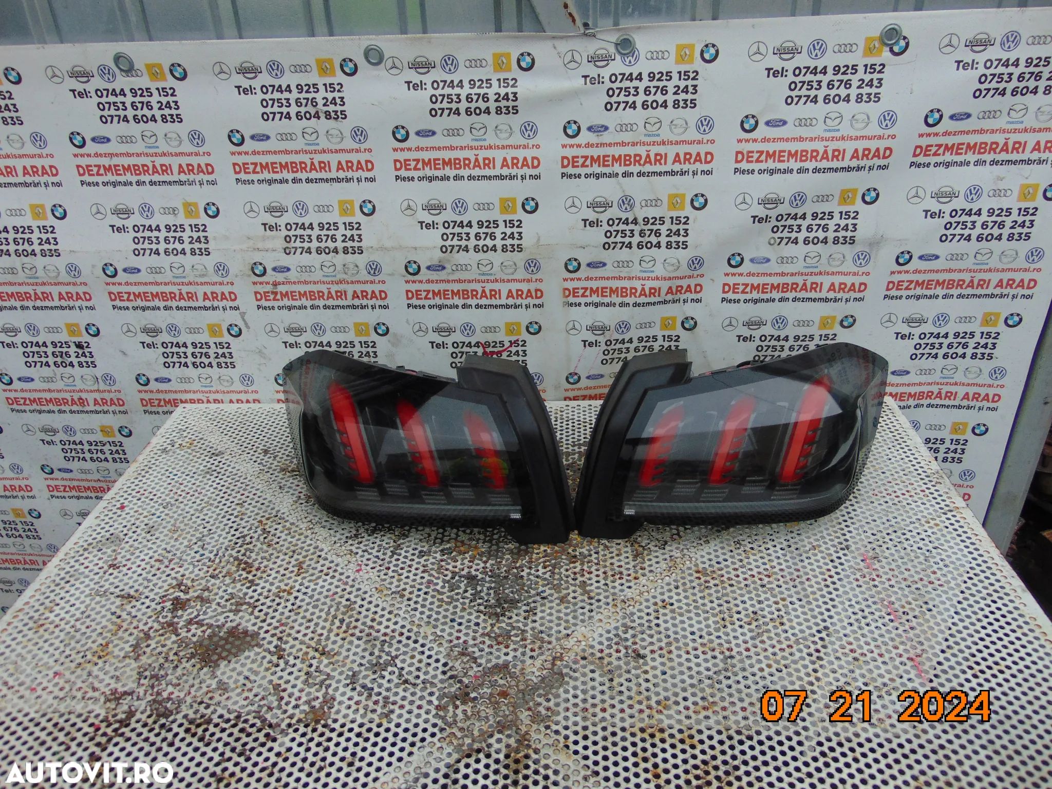 Stop Peugeot 208 dupa 2019 stopuri spate stanga dreapta led lampa tripla spate - 1