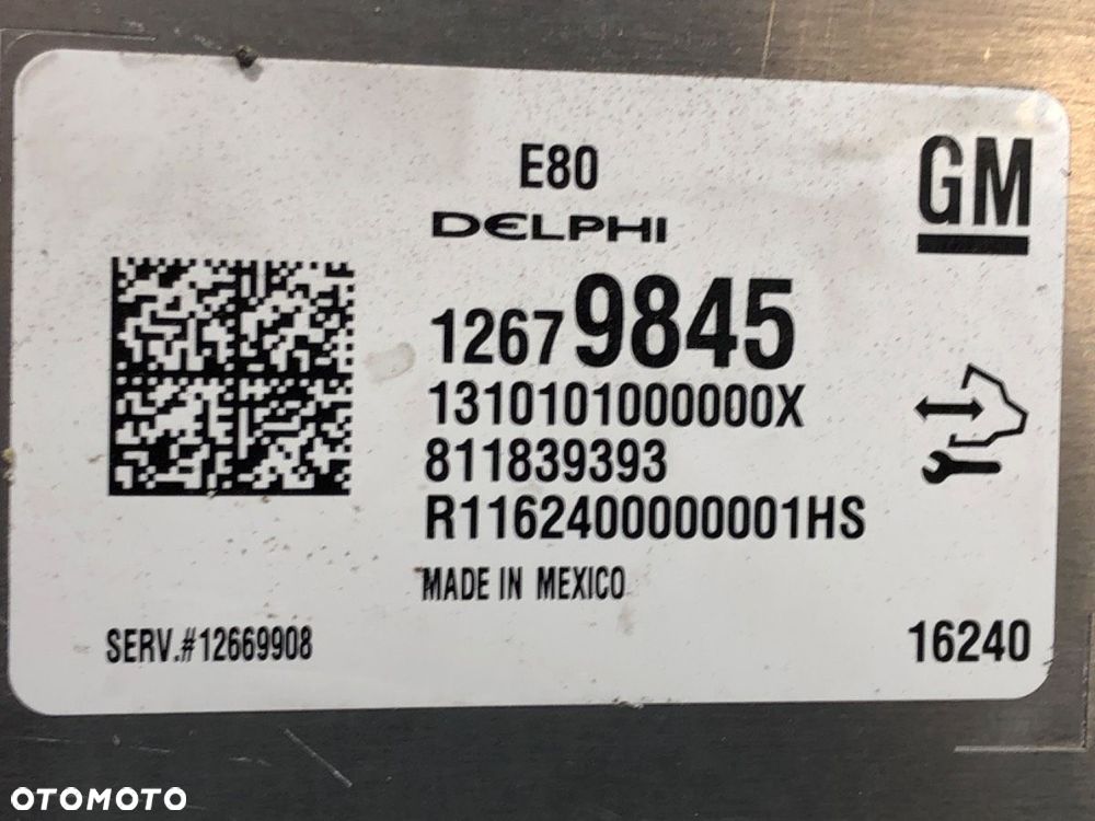 KOMPUTER SILNIKA  OPEL ASTRA K (B16) 2015 - 2022 1.4 Turbo (68) 92 kW [125 KM] benzyna 2015 - 2022 - 4