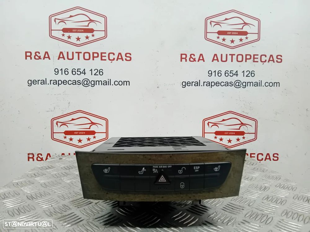 Consola Central Painel de Controlo Mercedes Class E W211 Original - 1