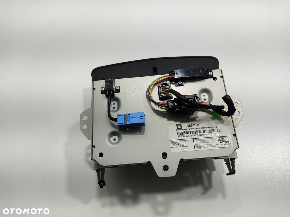 wyświetlacz monitor nawigacji cadillac cts ii 25886534 2007-2014 - 8