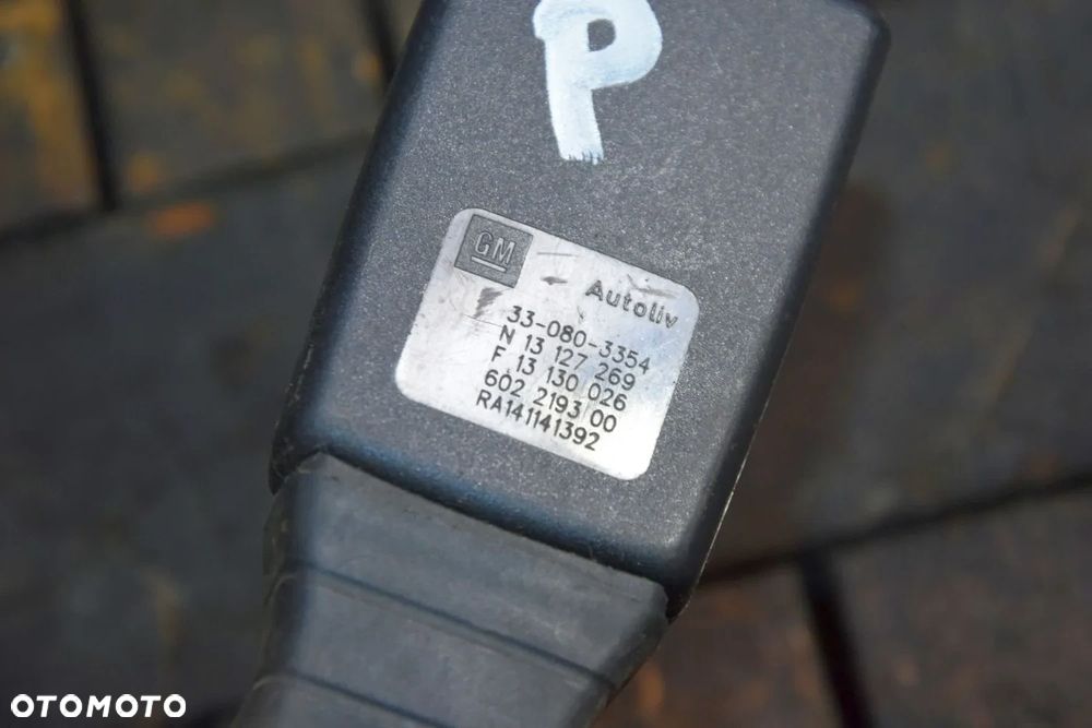 Opel Astra H Napinacz pasa bezpieczeństwa prawy lewy EUROPA dwa 2 kable - 3