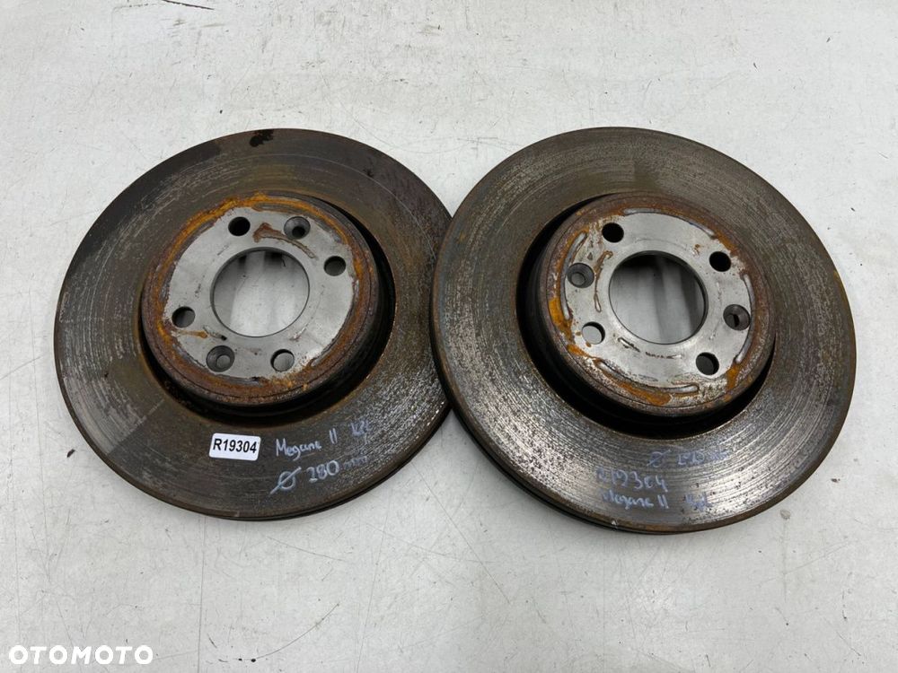 Tarcze hamulcowe Renault Megane Scenic Clio Kangoo Dokker Lodgy 93-09r. 280mm Tarcza przód KOMPLET - 1