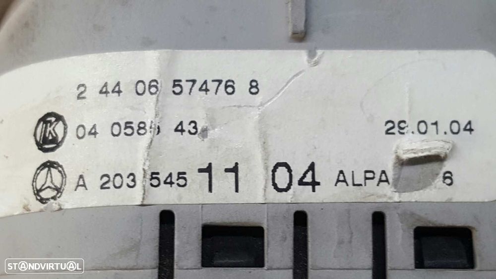 COMANDO DAS LUZES MERCEDES CLASE CLK (W209) COUPE 200 COMPRESSOR (209.342) - 3