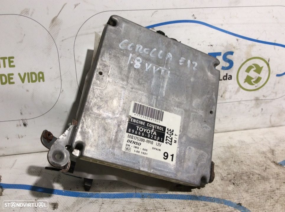 Centralina de motor Toyota 1.8 VVTI 89666-02091 - 1