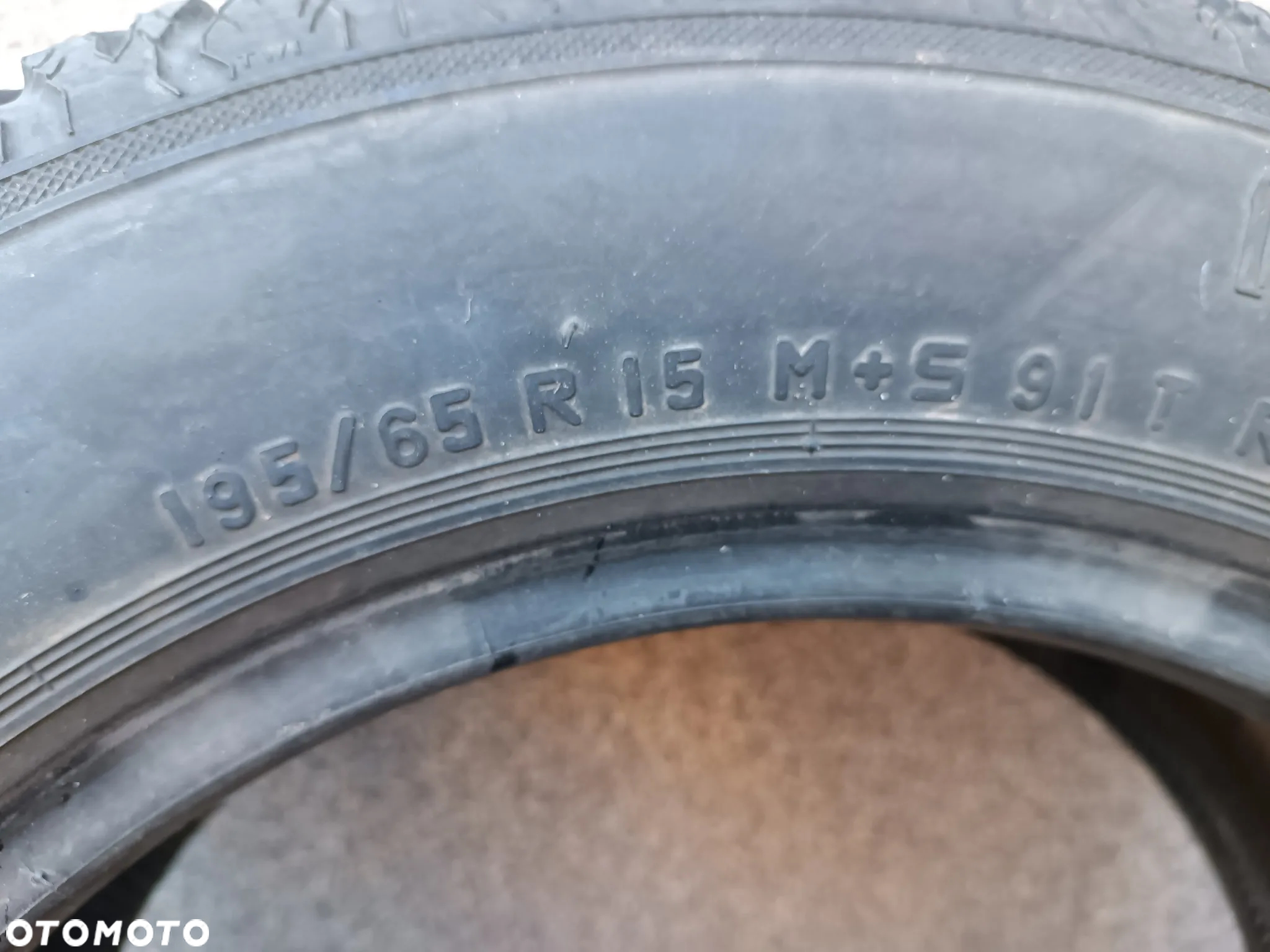 Komplet (4 sztuki) opony używane 15" Gislaved Frost 65T 195/65/15 195/65r15 , terenowe ? - 2