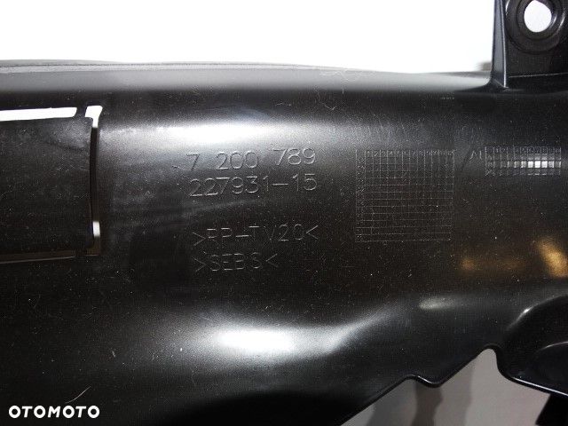 BMW 5 F10 F11 Kierownica Powietrza Wlot Pas Przedni Żaluzja Łapacz 7200789 - 4