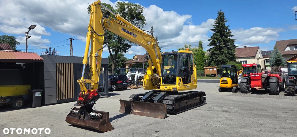 Komatsu <<Komatsu PC138US-10, 2014 rok, nakładki gumowe, pług, sprowadzona!>> - 2