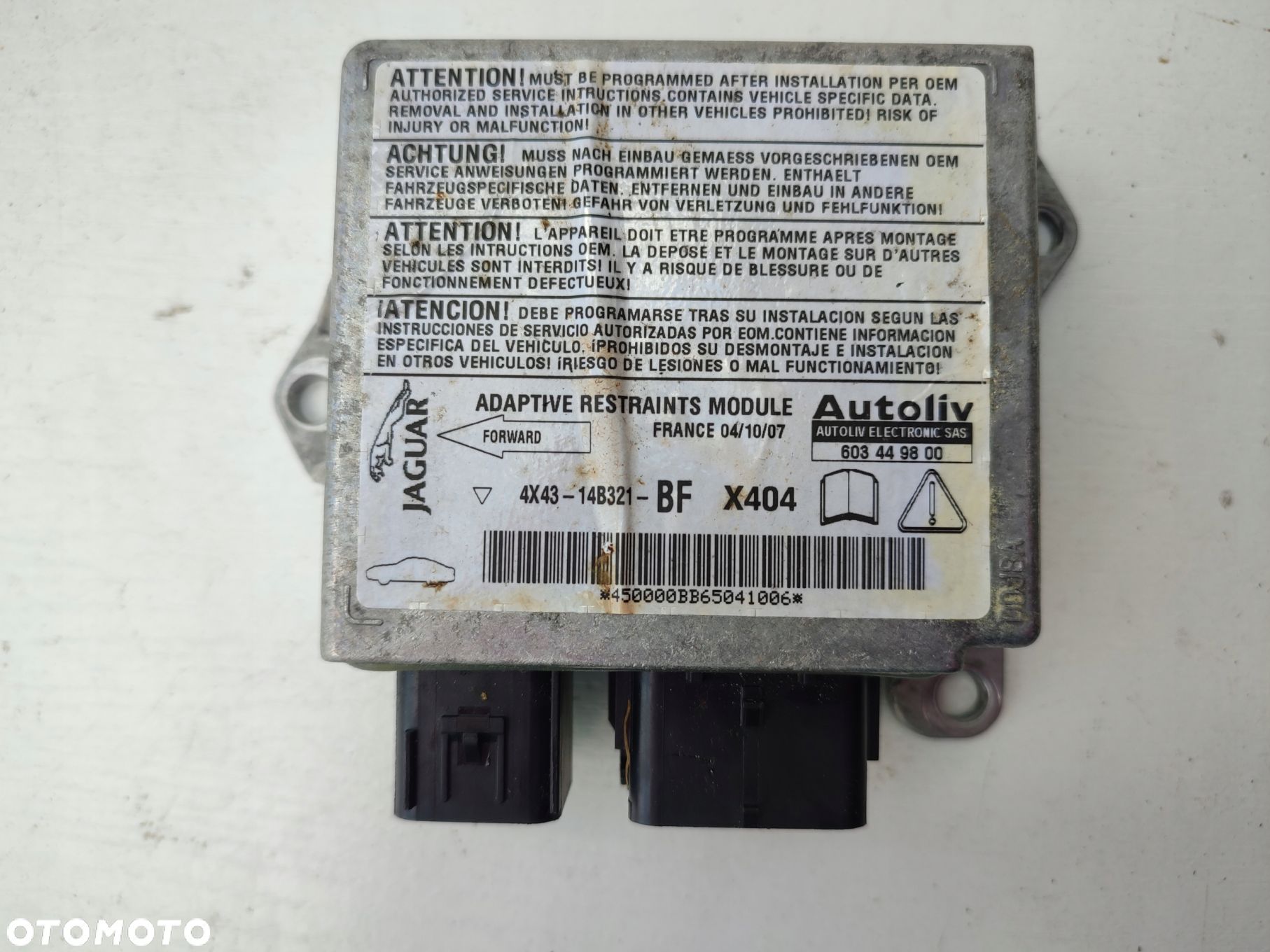 Moduł sensor AIRBAG JAGUAR X-TYPE EUROPA 4X43-14B321-BF - 1