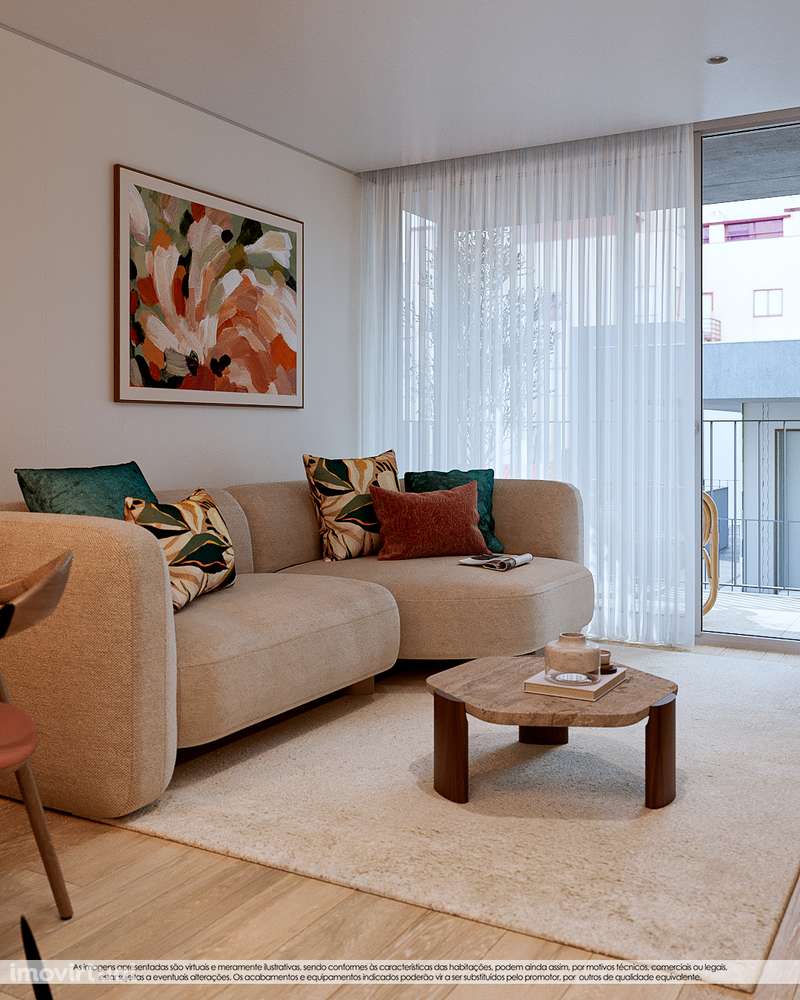 Apart. T1+1 Novo a 180m do Metro João de Deus | Empreendimento Hub 172 - Grande imagem: 2/30