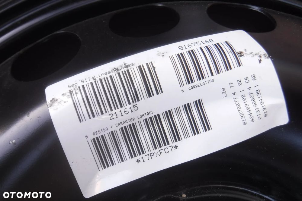 Opel Meriva B  5X110 16  R16 kolo  zapasowe  dojazdowe styropian lewarek klucz komplet zestaw naprawczy ucho  hak - 3