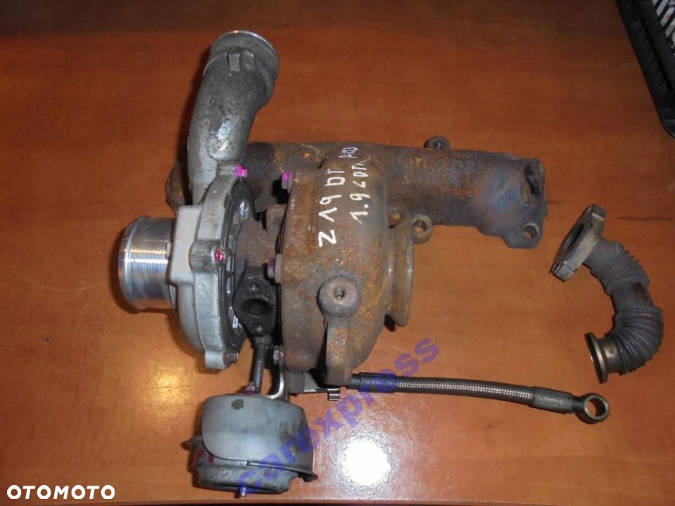 TURBINA TURBO OPEL VECTRA ZAFIRA B ASTRA H  SIGNUM SAAB 9-3  FIAT STILLO CROMA II 1.9 CDTI DIEASEL 100 / 120KM 55195787 - 2