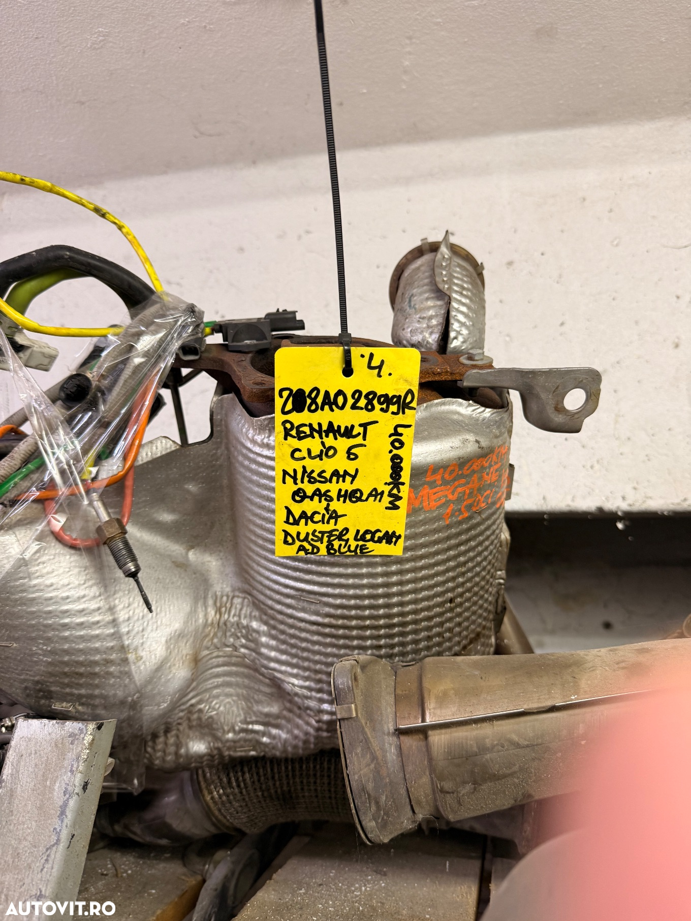 Catalizator ,filtru particule RENAULT, NISSAN, DACIA 1.5 DCI cu 40.000 km cod 208A02899R - 4