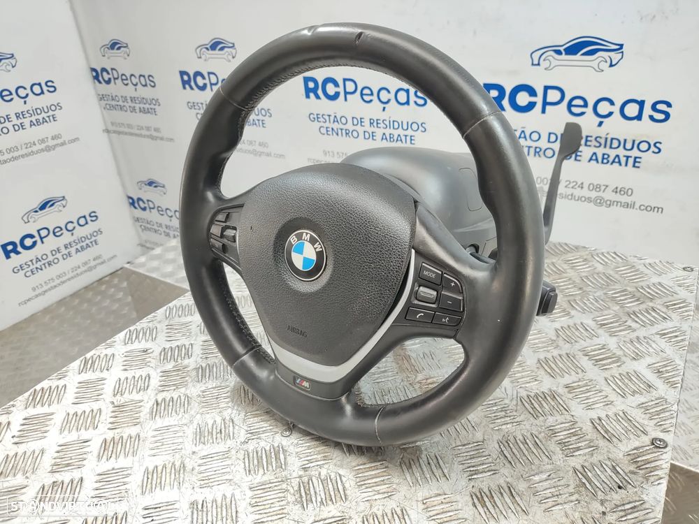 Volante em pele Multifunções Pack M original BMW Serie 1 F20 F21  Serie 3 F30 F31 - 5