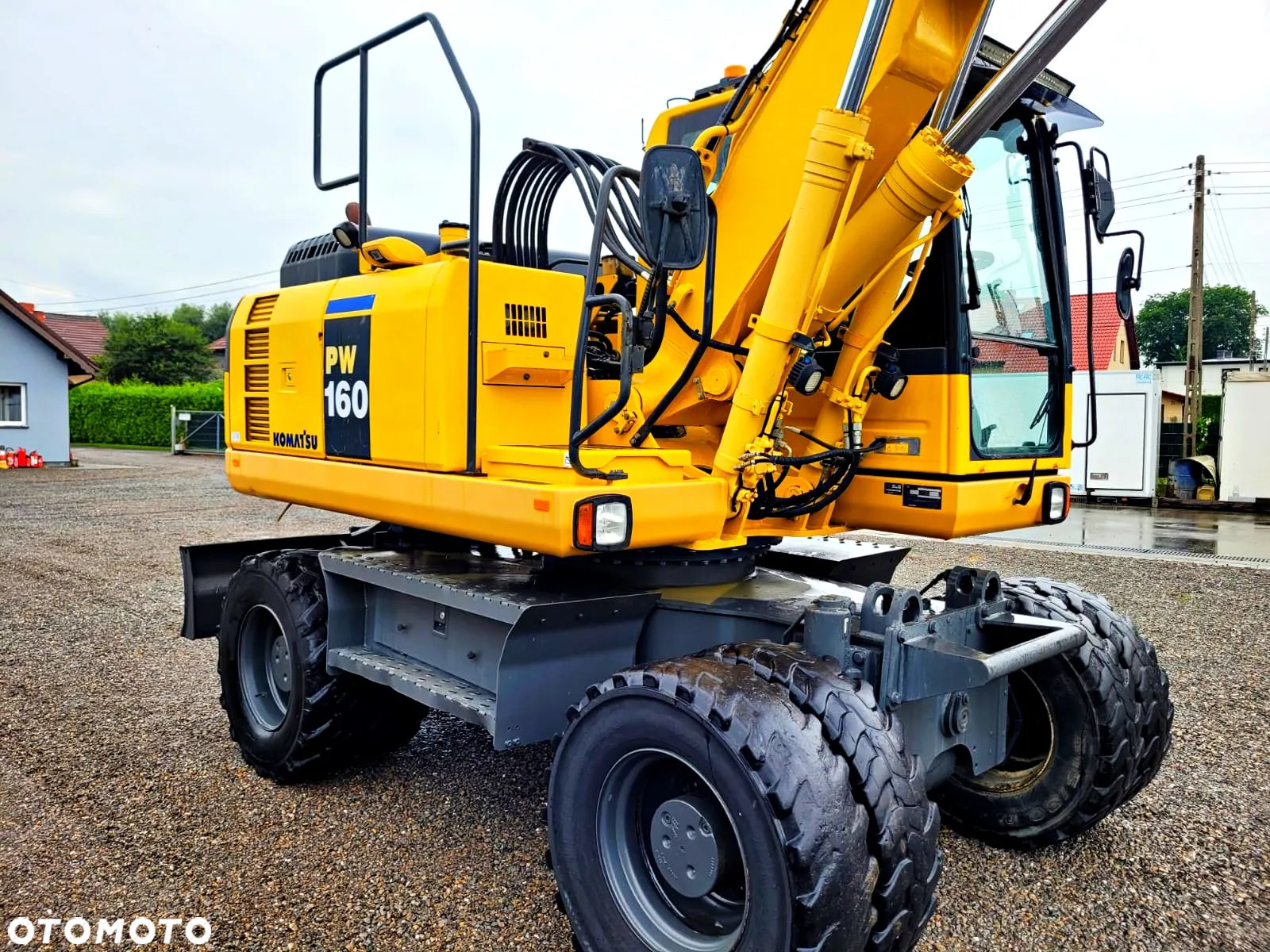 Komatsu PW 160 - 8 Wysięgnik dwuczęściowy, 3 ramiona - 10