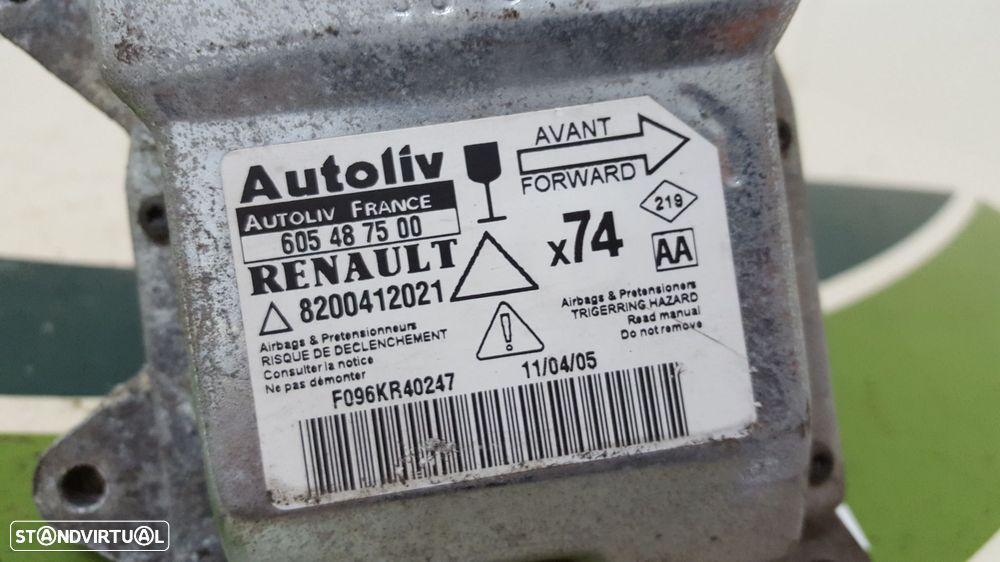 Centralina De Airbags Renault Laguna Ii Grandtour (Kg0/1_) - 2