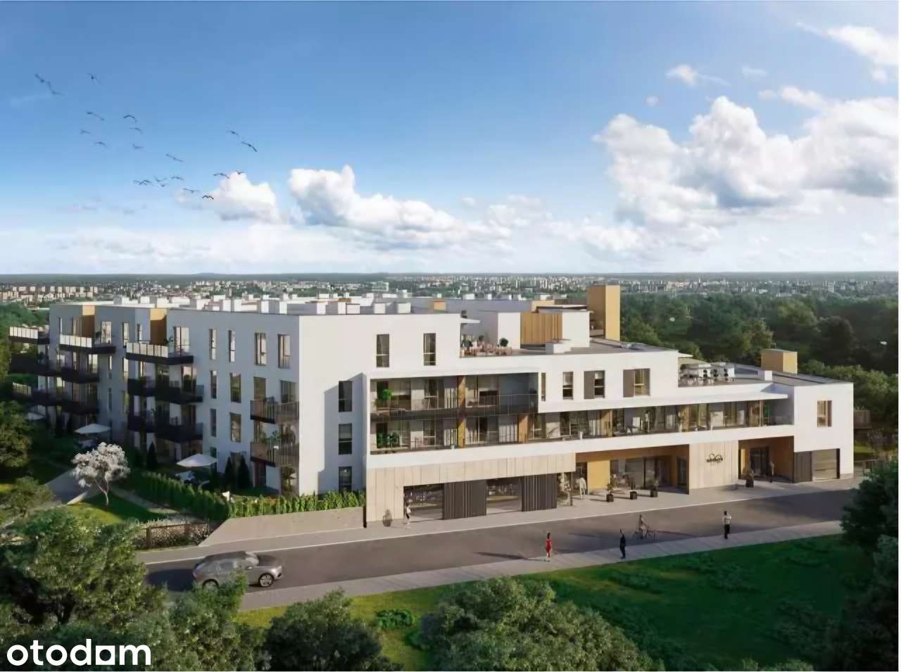 BEZPOŚREDNIO WILANÓW / 2 pok. 45m2 / TARAS 13m2 / GARAŻ / KOM. 4,5m2