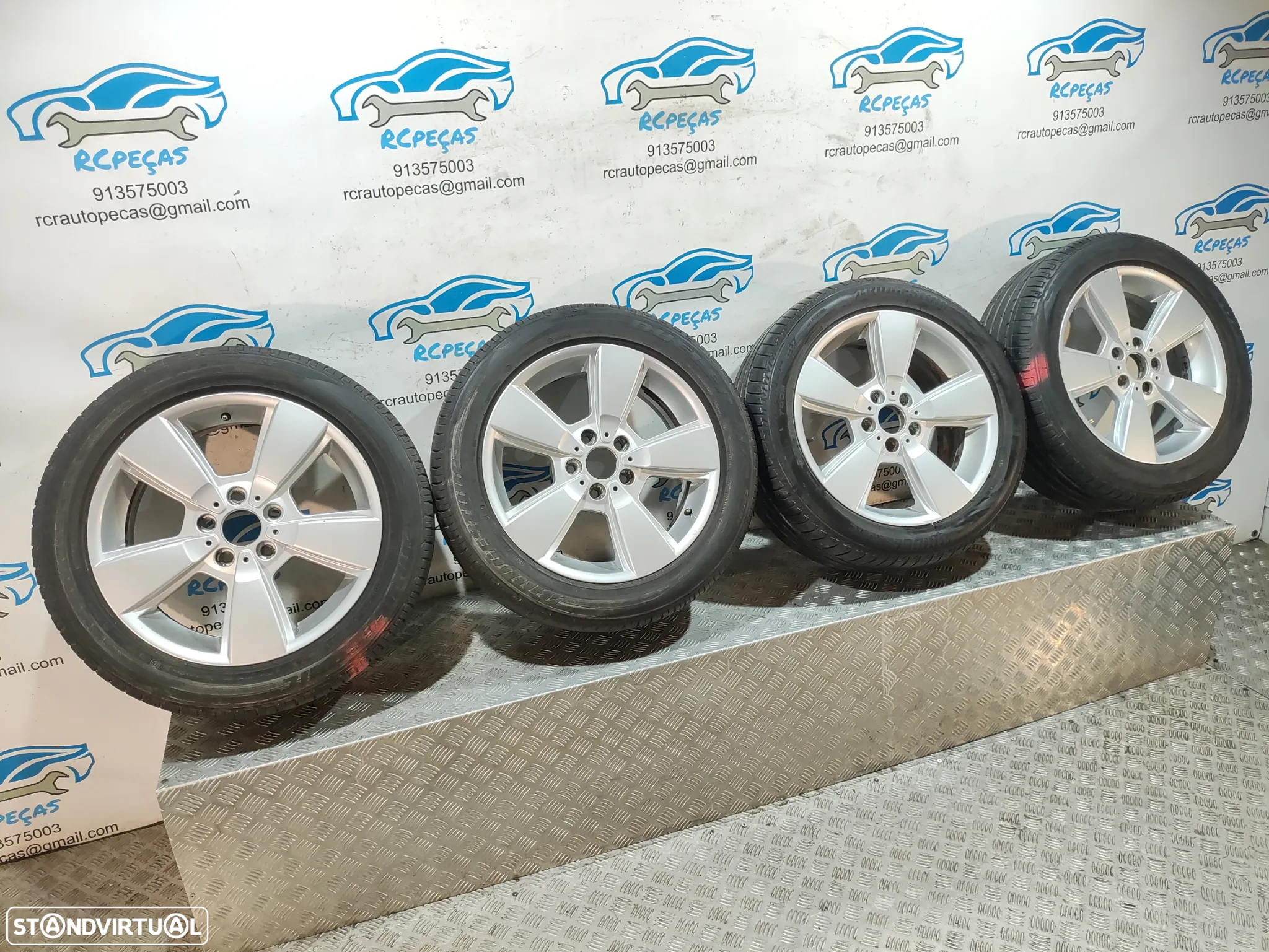 Conjunto Jantes 18 Originais BMW X3 E83 8J ET46 5x120 - 9