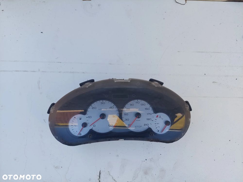 LICZNIK ZEGARY PEUGEOT 206 LIFT 1.4 16V 9651740280 - 1