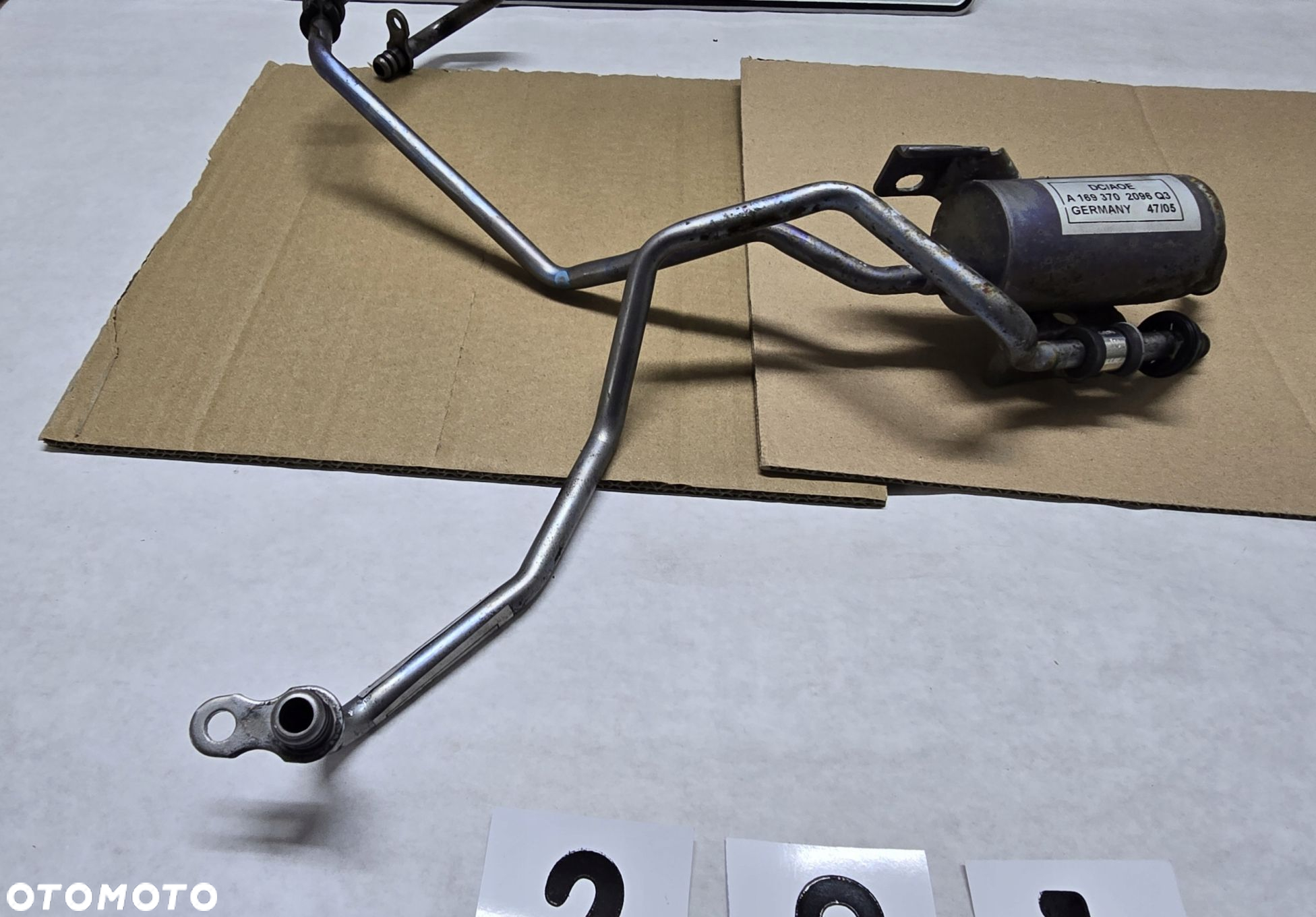 PRZEWÓD CHŁODNICY OLEJU SKRZYNI AUTOMAT Z ZAWOREM MERCEDES W245 A1693702096 - 4