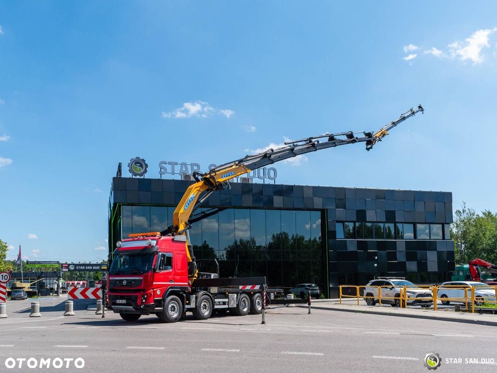Volvo FMX 500 8x2 Effer 585 Fly Jib Wciągarka HDS Żuraw Crane - 3