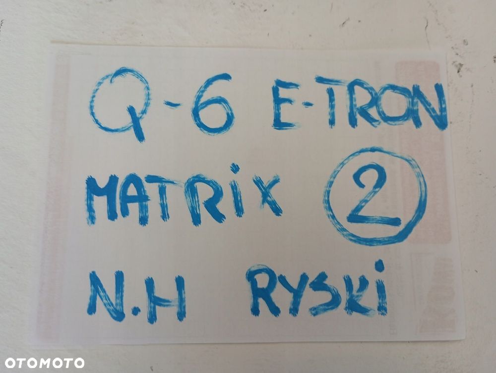 LAMPA PRAWA MATRIX AUDI Q6 E-TRON 85H941040H - 2