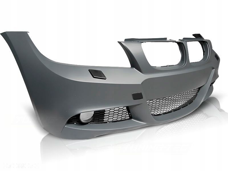 Zderzak przod kpl kratki Tuning M pakiet tech look Bmw 3 e90 e91 Lift LCI - 4