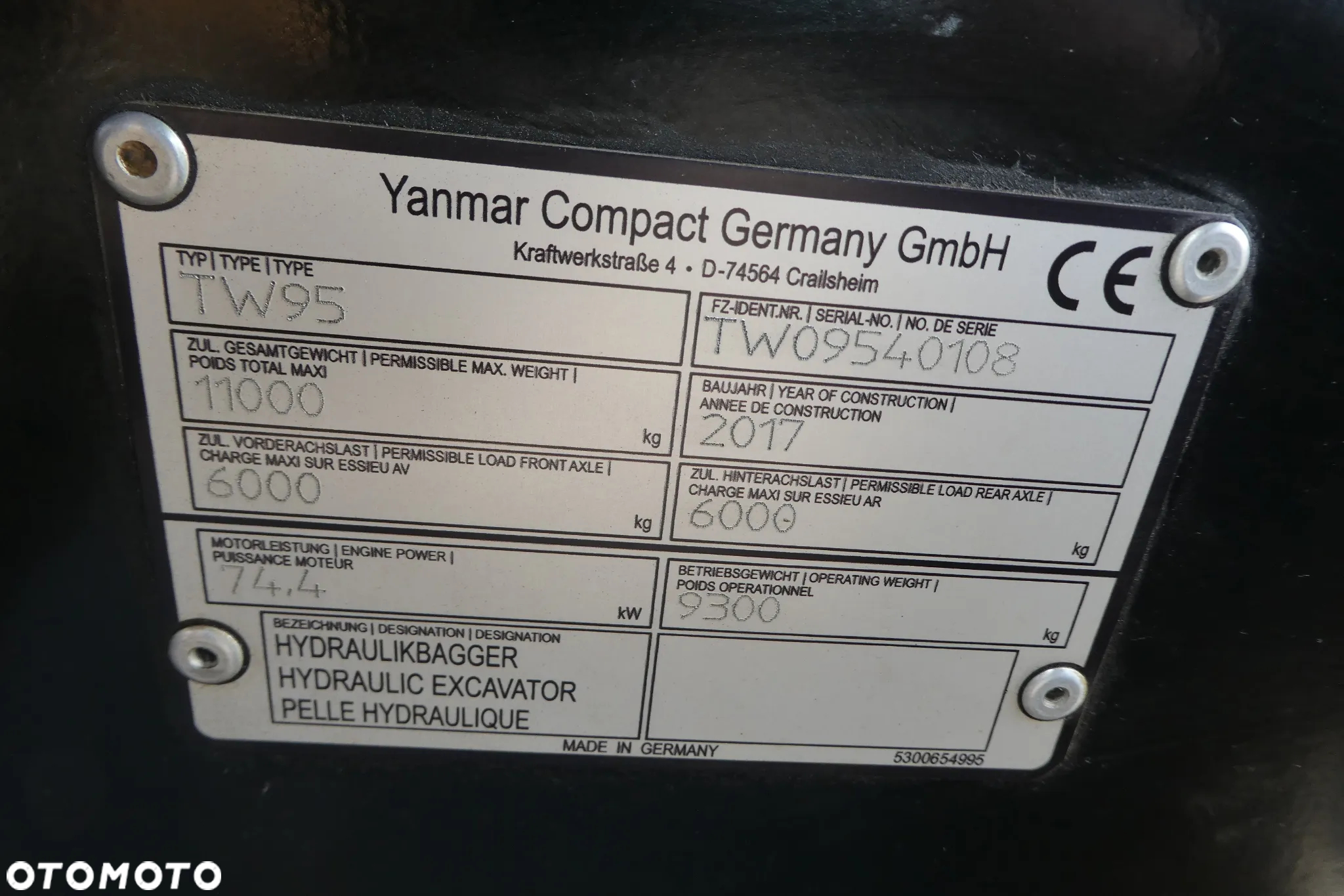 Schaeff TW 95 Z NIEMIEC TRZY ŁYZKI 2200 MTG - 19