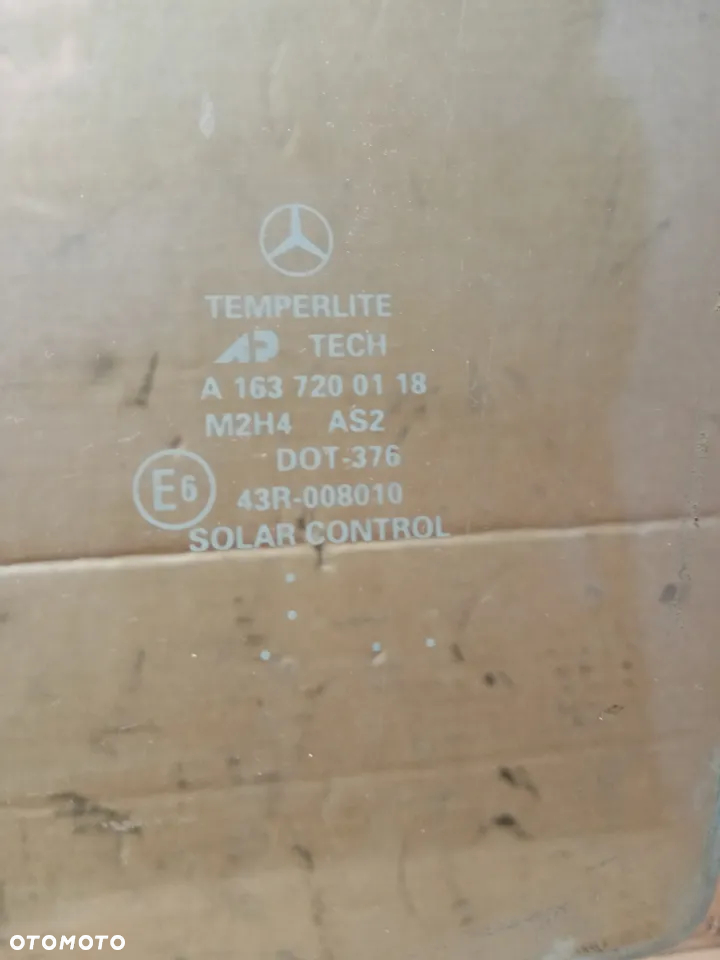 Szyba lewy przód przednia lewa Mercedes ML W163 A1637200118 - 5