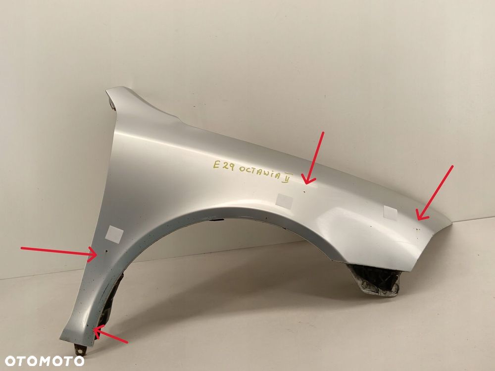 BŁOTNIK PRAWY PRZEDNI PRZÓD SKODA OCTAVIA II 04-08 - 1