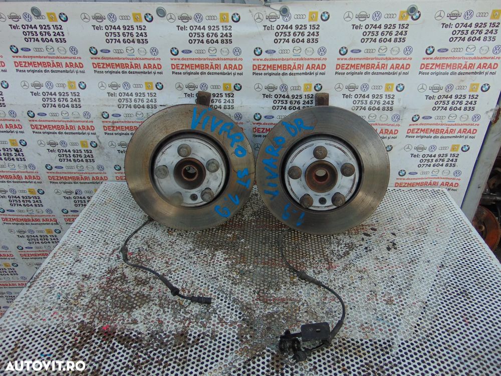 Fuzeta Opel Vivaro 2001-2014 Renault Trafic Nissan Primastar fuzete stanga dreapta - 1