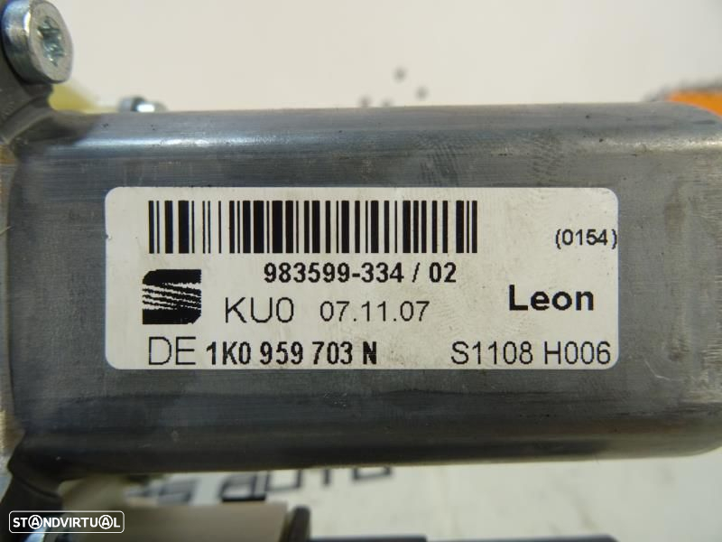 Motor Do Elevador De Vidro Traseiro Esquerdo Seat Leon (1P1)  1K095970 - 5