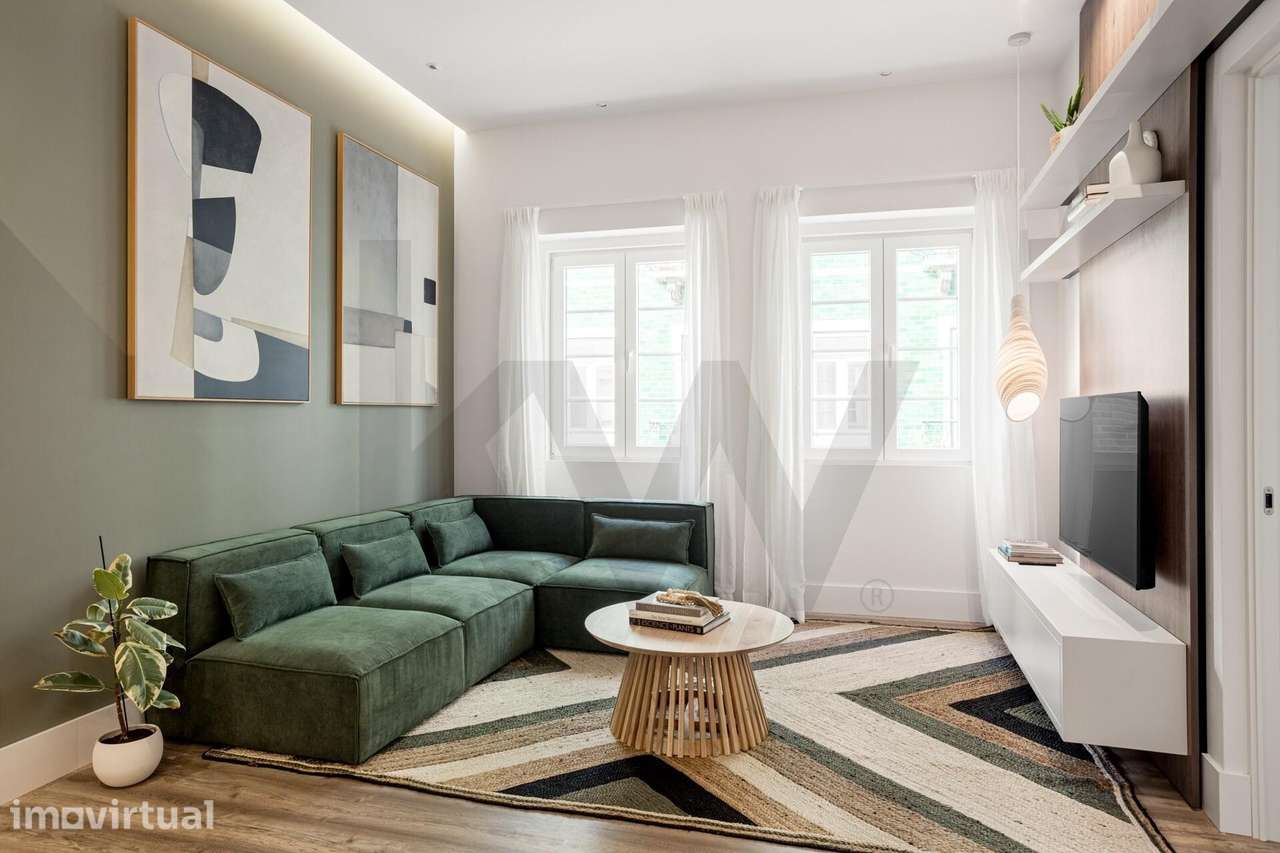 Apartamento T2 com 100 m2 junto ao Jardim do Príncipe Real - Licença A - Grande imagem: 2/25