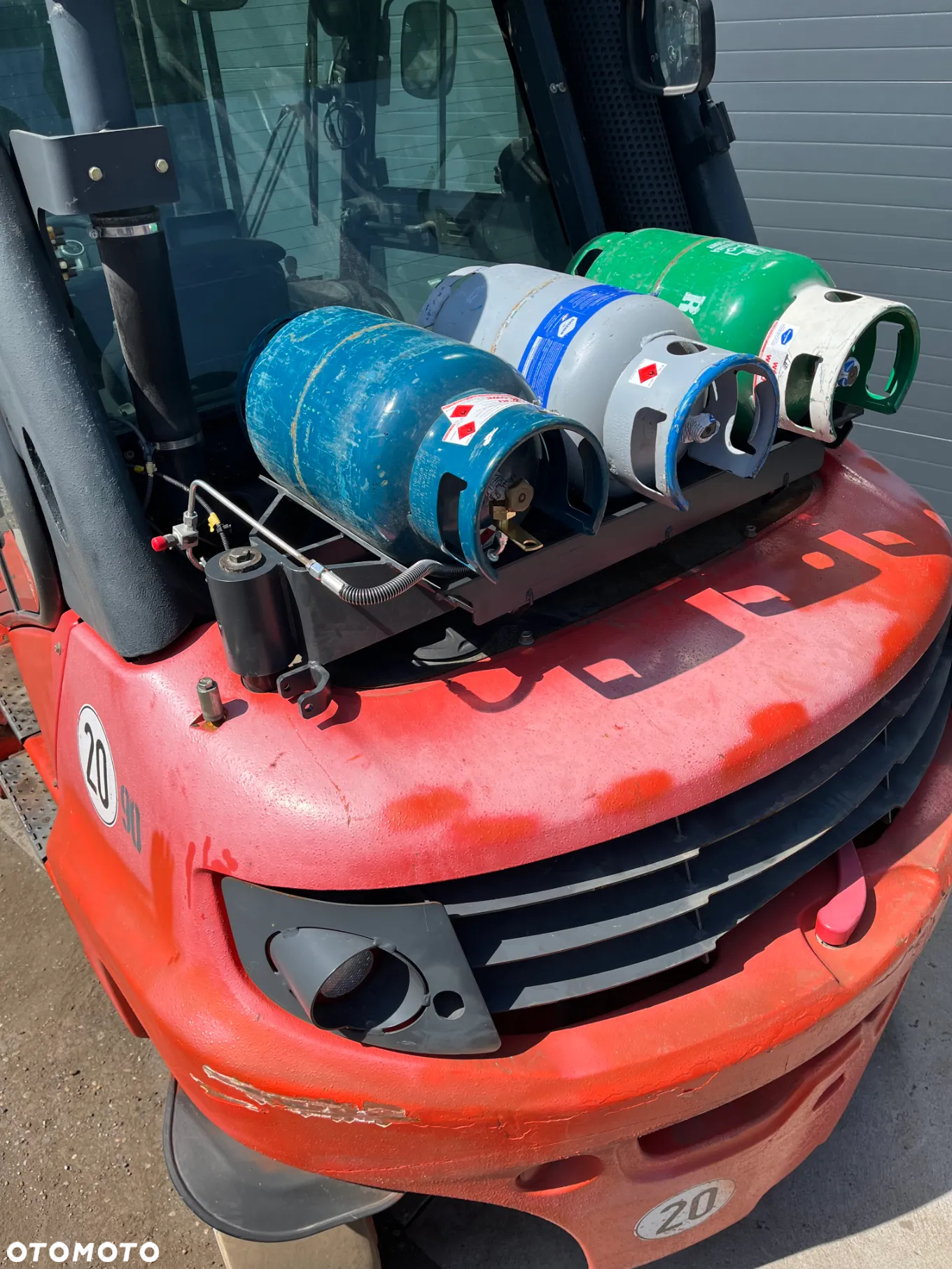 Linde H60-T 396-03 Gaz Kabina Klima Pozycjoner Przesuw boczny - 6