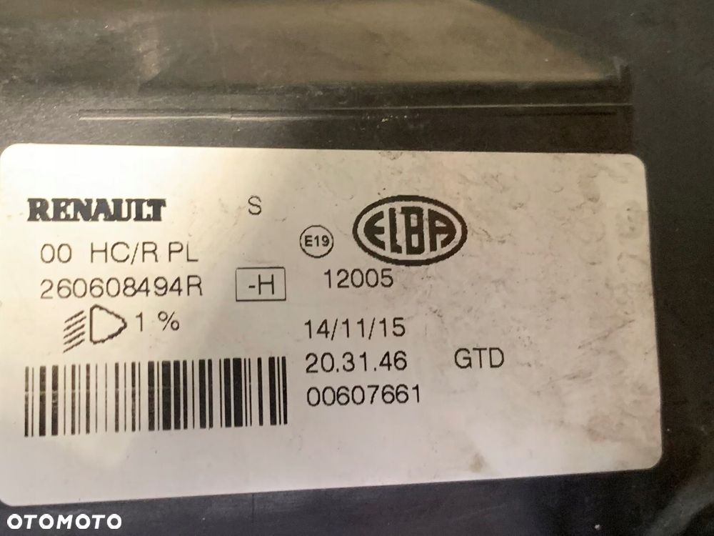 DACIA LOGAN SANDERO 2 II LEWA LAMPA PRZÓD REFLEKTOR 260608494R - 8
