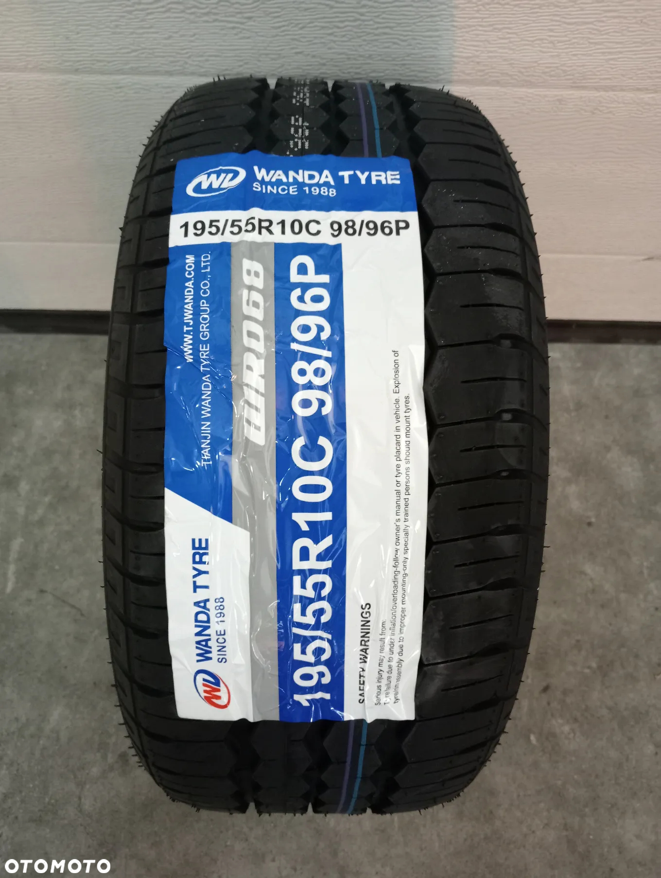 Nowe koło 195/55 R10C WANDA WR068 6.00JX10 4x100 FELGA OPONA PRZYCZEPA WÓZEK SADOWNICZY !!! - 6