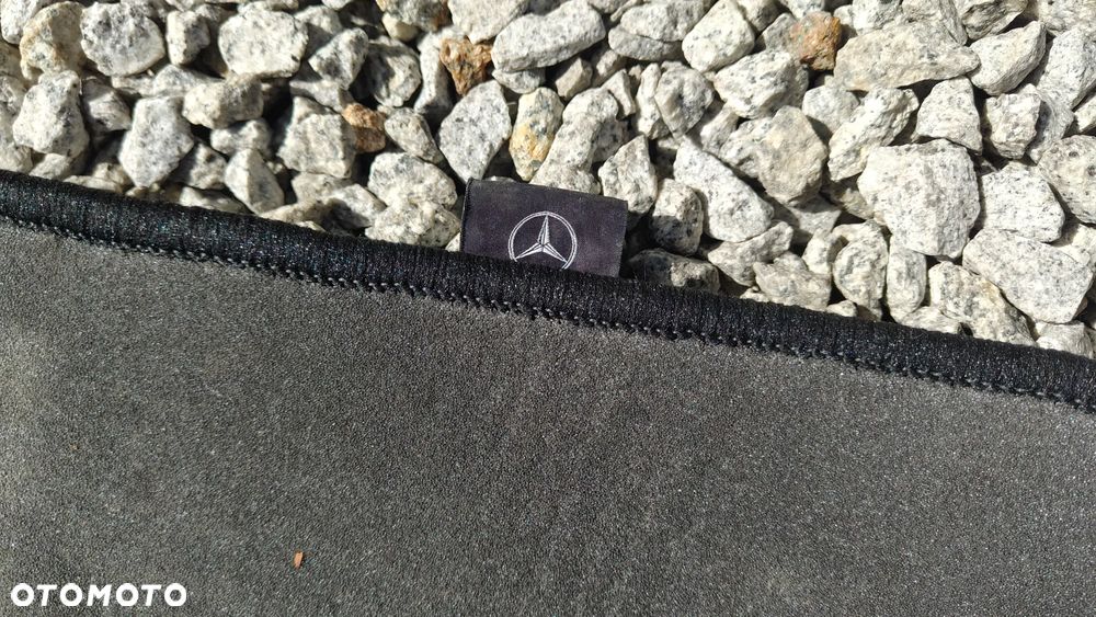 MERCEDES W204 C-klasa Komplet Dywaników Dywaniki Rypsowe Czarne - 17