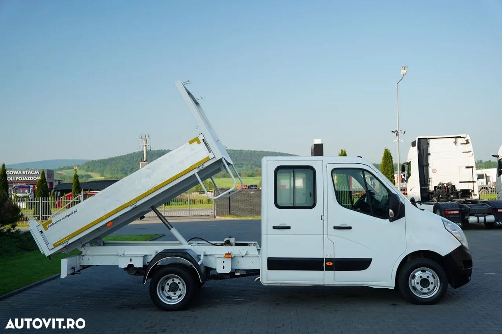 Renault MASTER / DCI 150 / BASCULATOR / CAMION CU TRACȚIE MIXĂ 7 LOCURI / MANUAL / DOUĂ RULOURI - 10