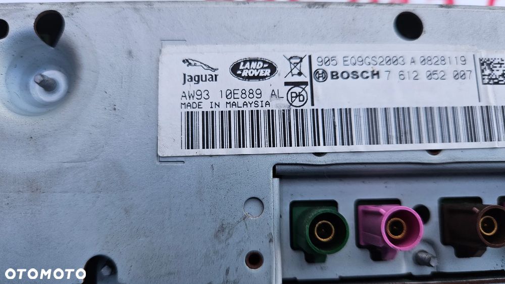 Jaguar XJ 351 2010-2015 Wyświetlacz nawigacji Monitor Ekran AW93-10E889-AL DW93-10E889-AD AW93-10E889-AH CW93-10E889-BB BW93-10E889-AJ - 4