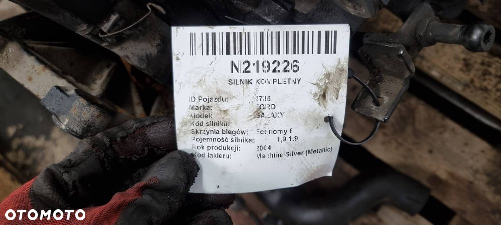 SILNIK SŁUPEK FORD GALAXY 1.9 TDI 115KM SHARAN - 2