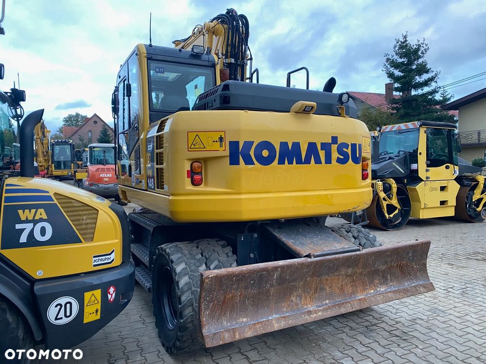 Komatsu PW148 -8, 2015 ROK, KRÓTKI TYŁ, Z NIEMIEC, SERWISOWANA W KOMATSU - 8