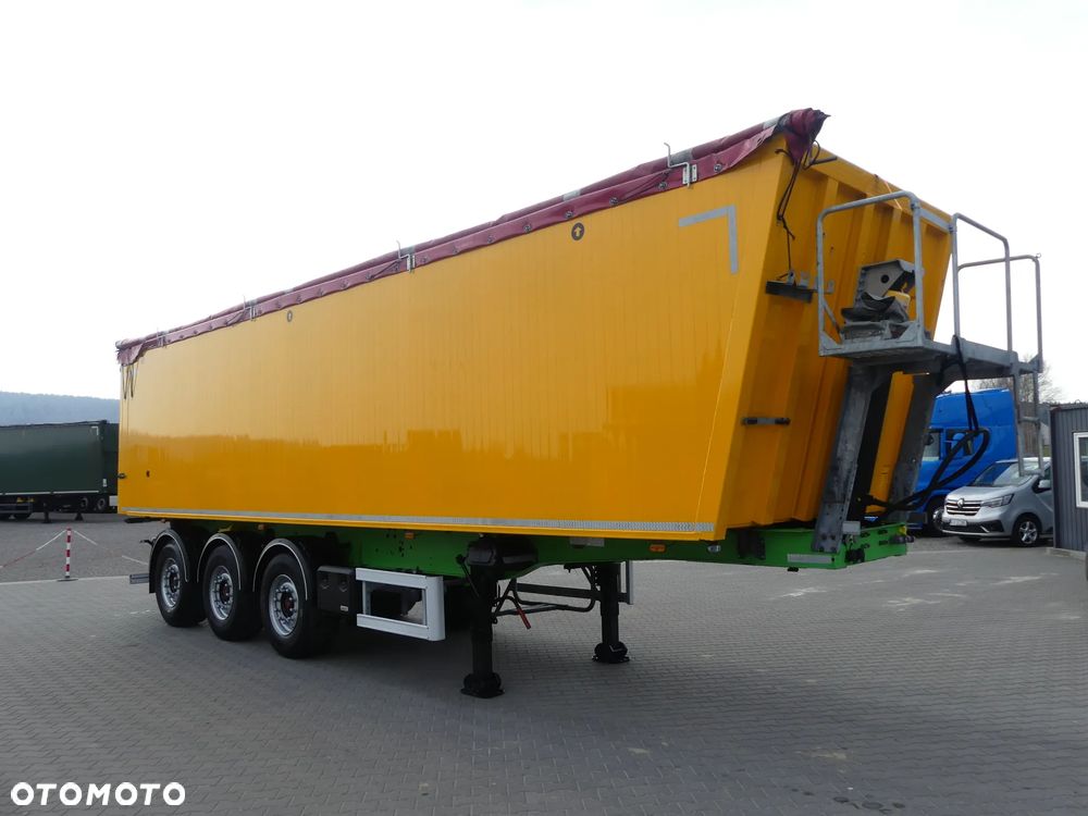 Mega WYWROTKA 50m3 / KLAPO DRZWI / 2 x SZYBER  / OŚ PODNOSZONA / - 10