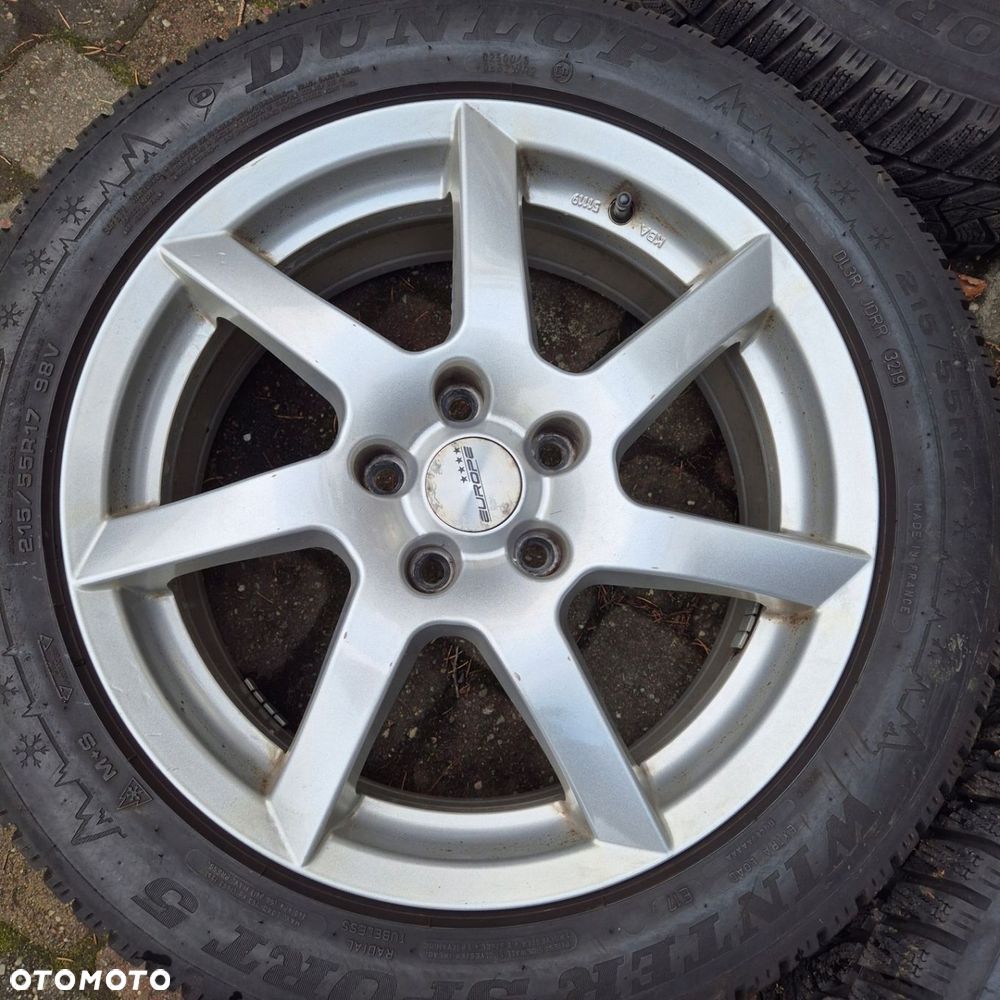 ZIMA KOŁA 17 SKODA SUPERB OCTAVIA W PASSAT TOURAN SHARAN T-ROC 215/55 R17 - 3
