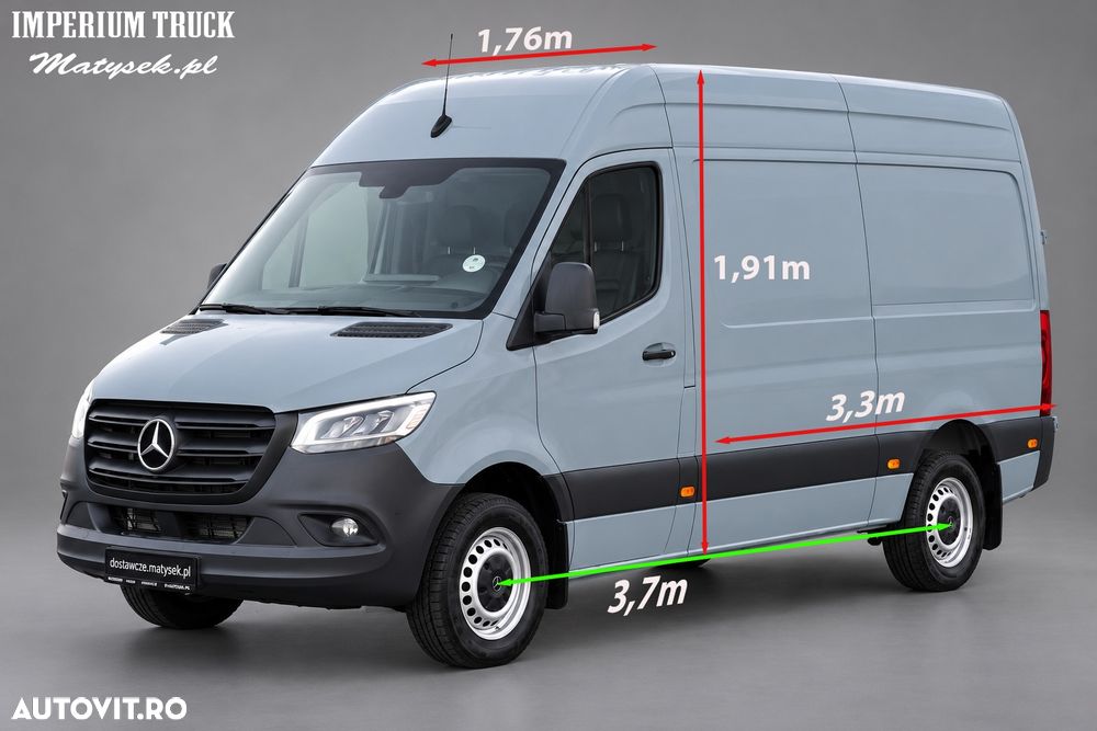 Mercedes-Benz SPRINTER 315 CDI / FURGON / AUTOUTILITARĂ / FULL LED / AUTOMATĂ / 3 LOCURI / IMPORTATĂ - 3