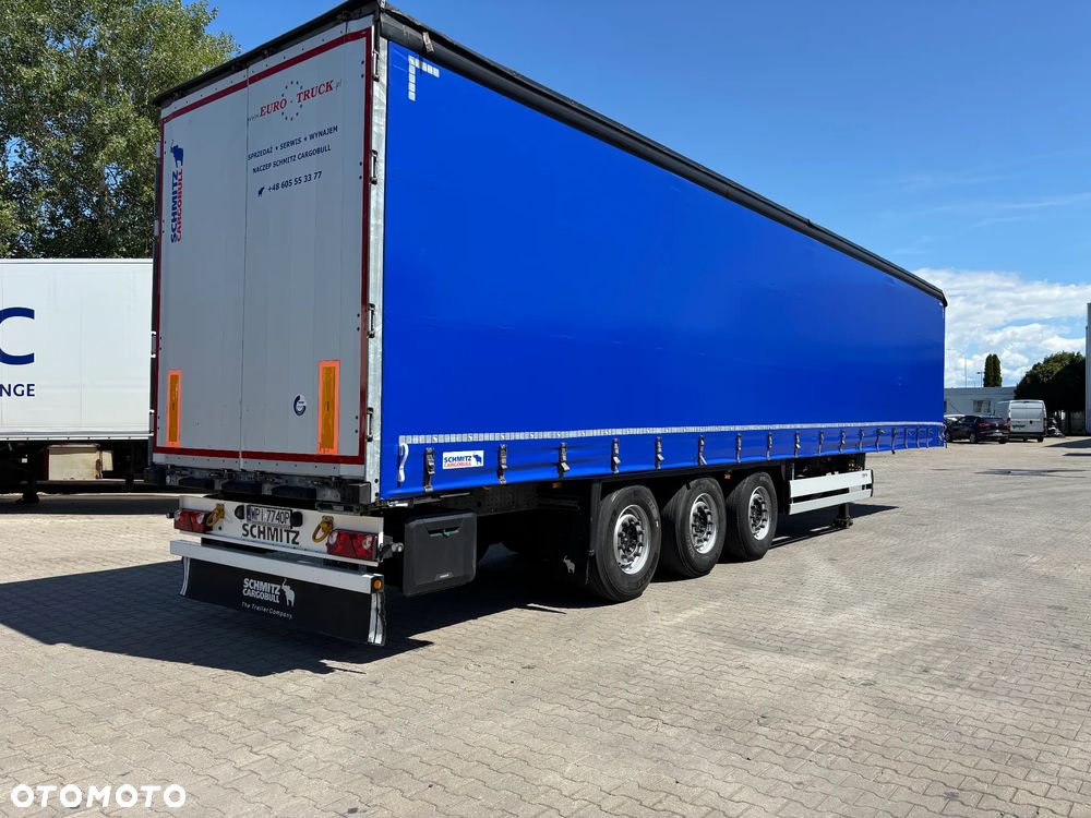 Schmitz Cargobull SCS kurtyna, podnoszona oś - 4