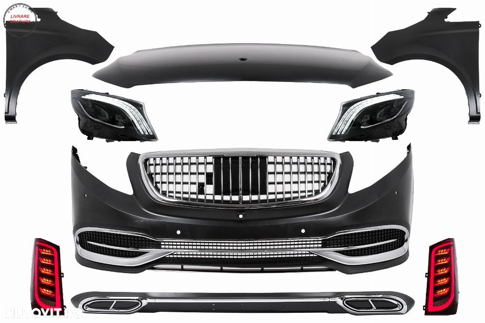 Kit Exterior Complet Mercedes V-Class Vito W639 (2003-2014) Conversie la VS680 Des- livrare gratuita - 1