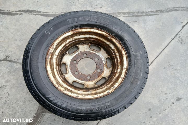 Janta tabla cu anvelopa 16 195/75 R16C DE GREUTATE 195/75 R16C IVECO - 3