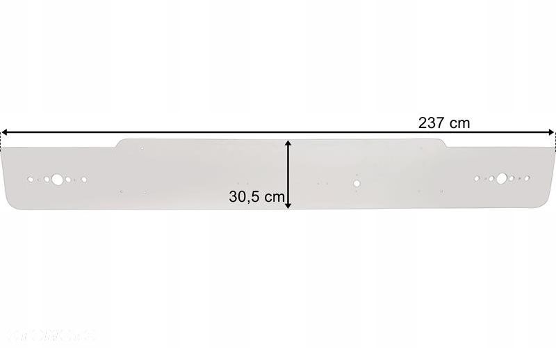 naczepa wielton zderzak górny z mocowaniem lamp 3002433953 - 2